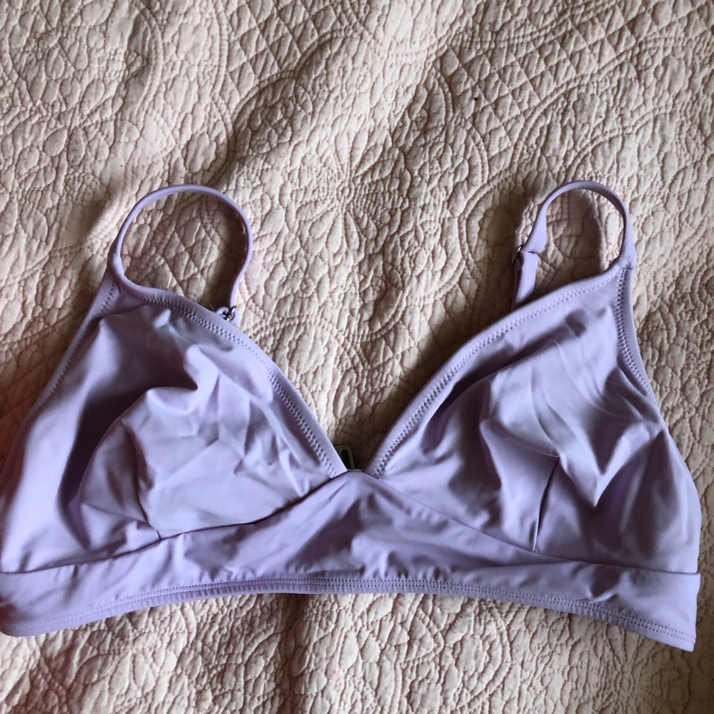 Purple Old Navy bikini top